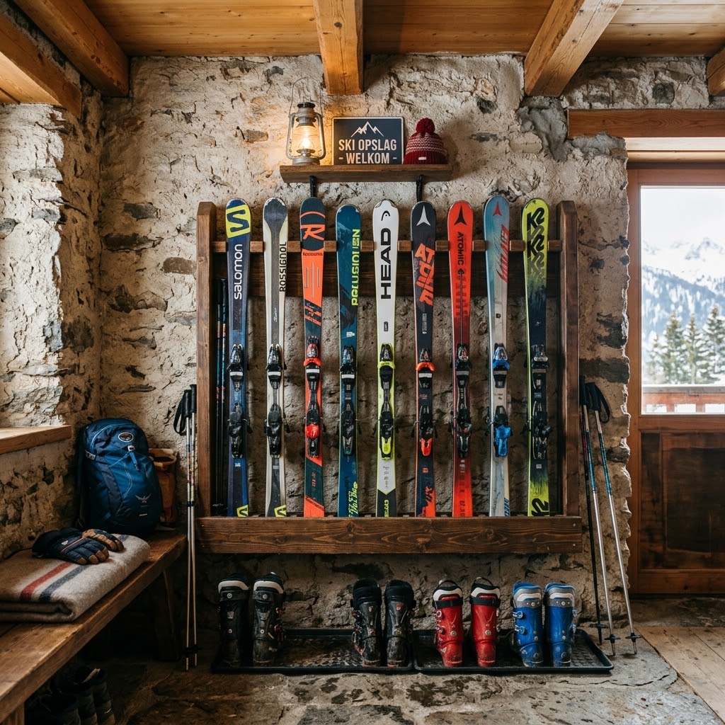 Ski-opslag van Ski Service Baarn